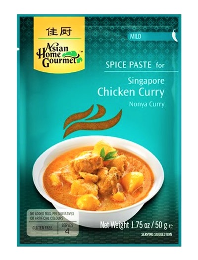 Nonya curry paste per pollo di Singapore - A.H.G. 50g.